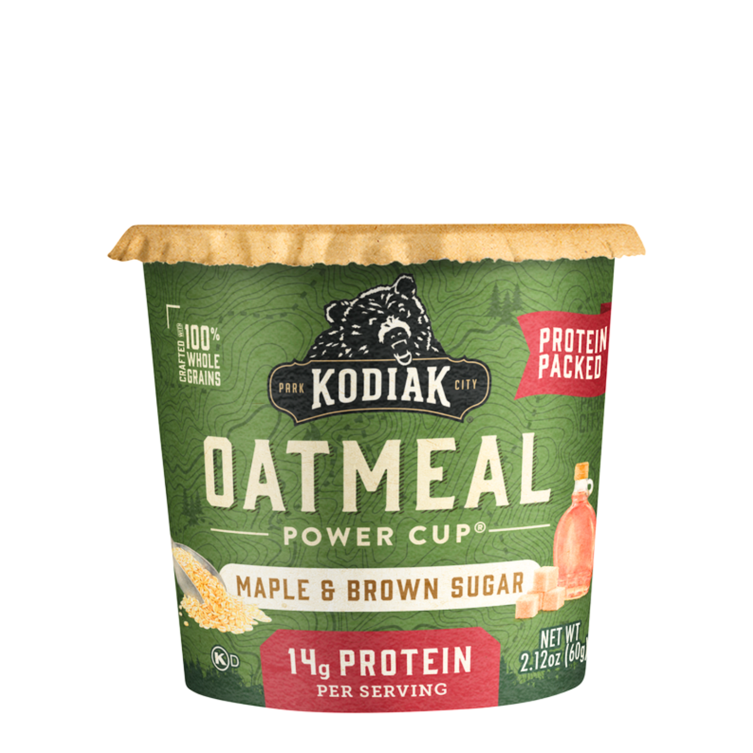 Kodiak Maple Brown Sugar Oatmeal in a Cup
