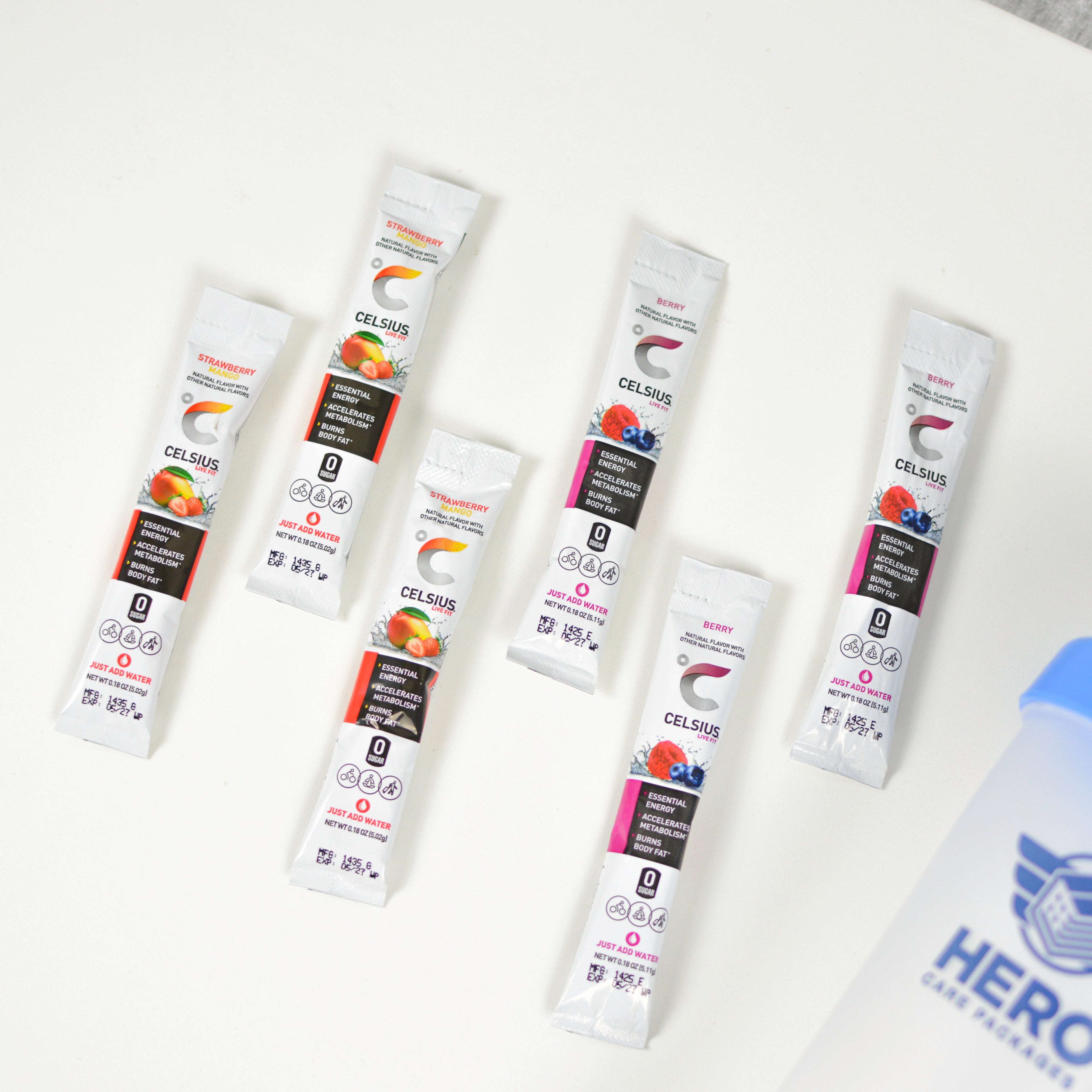 Celsius Energy Powder Sticks (6 total)