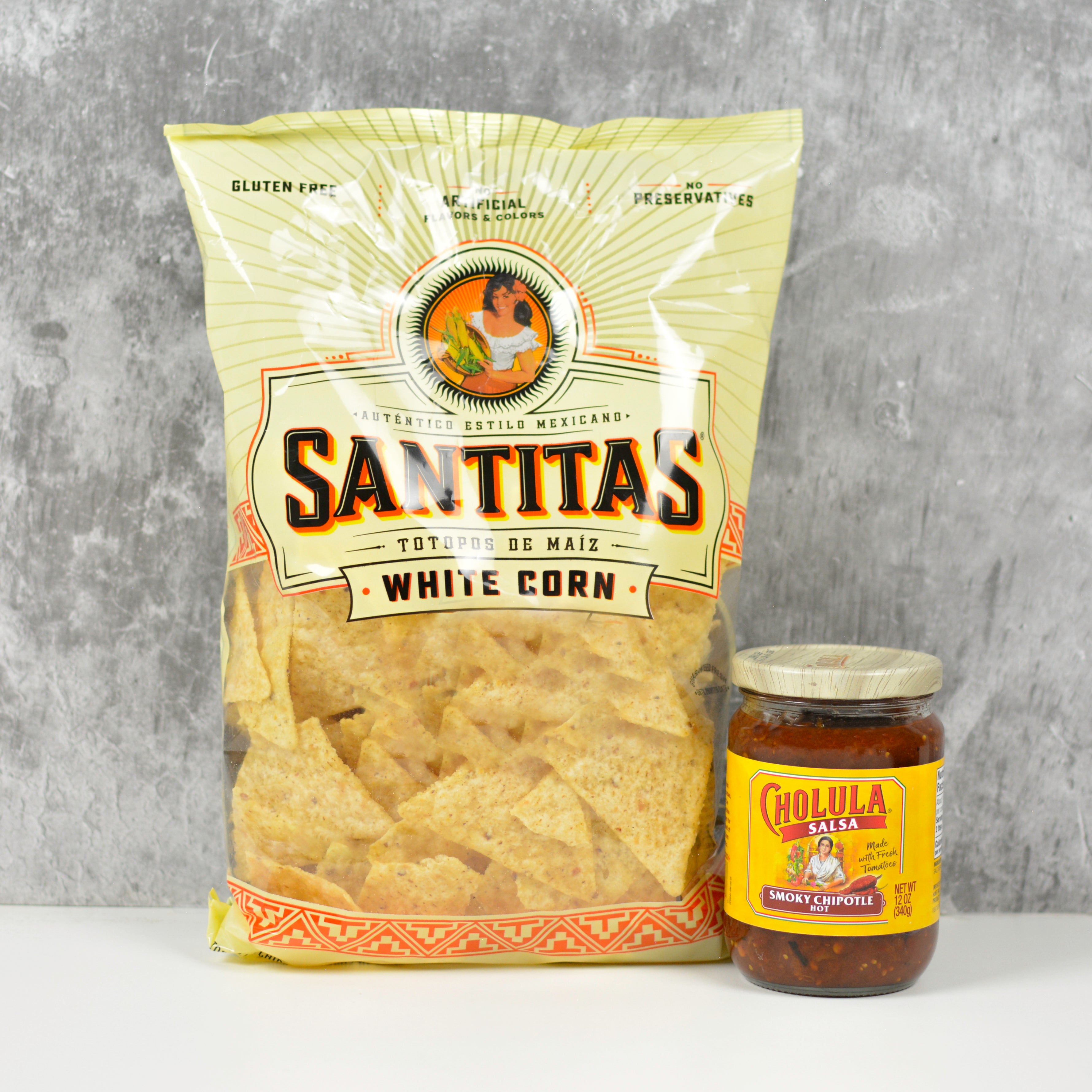 Cholula Salsa & Chips - Smoky Chipotle