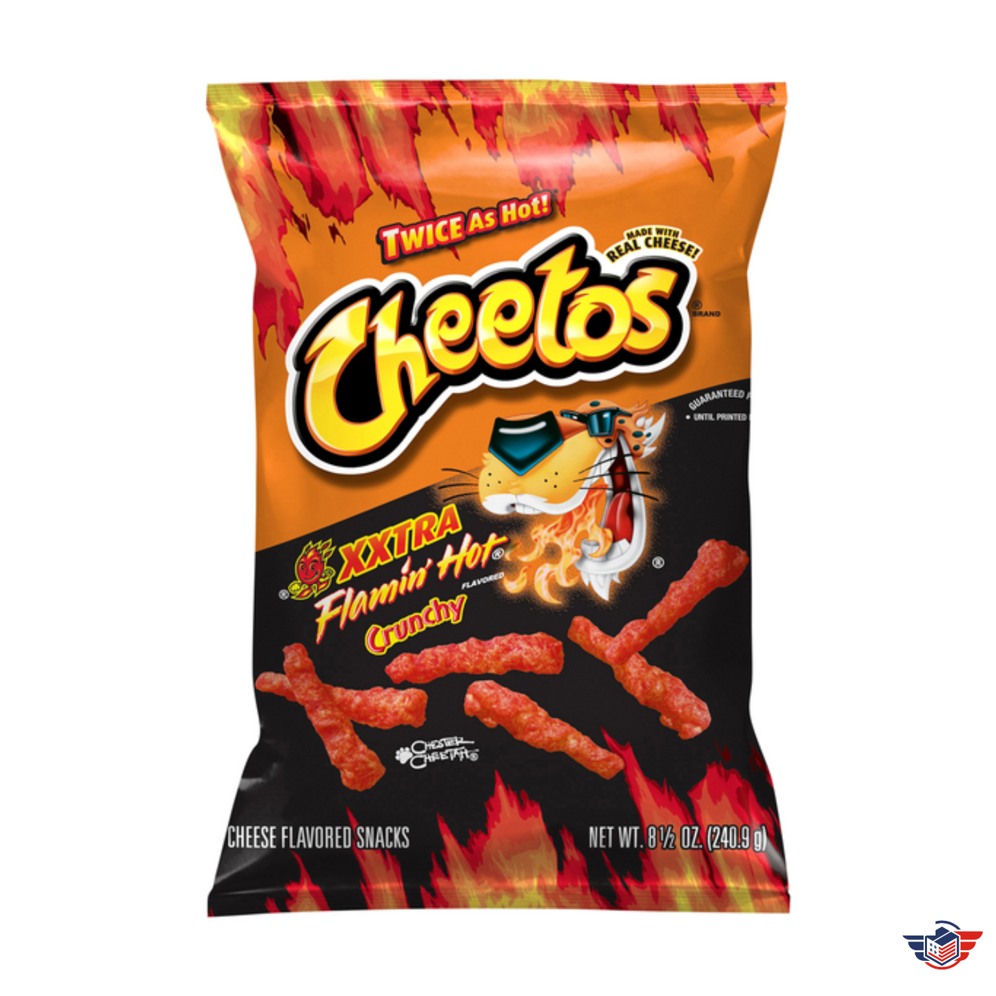 Hot Cheetos - Xxtra Flamin' Hot Flavored - Hero Care Packages