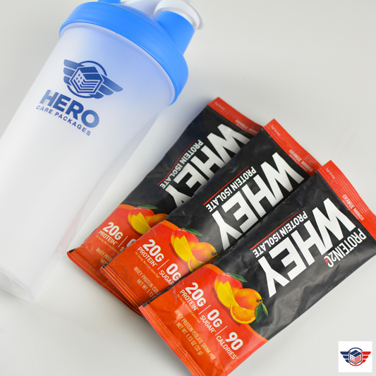 Whey Protein -Set of 3 with Hero Bottle