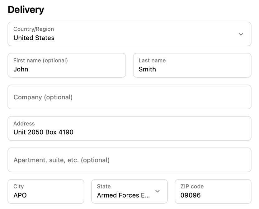 How to Ship to APO, FPO & DPO Addresses (Military Guide) – Hero Care ...