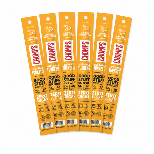 Chomps Original Turkey Sticks set of 6