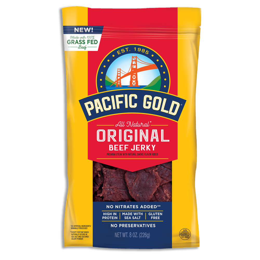 Pacific Gold Beef Jerky, Set of 3