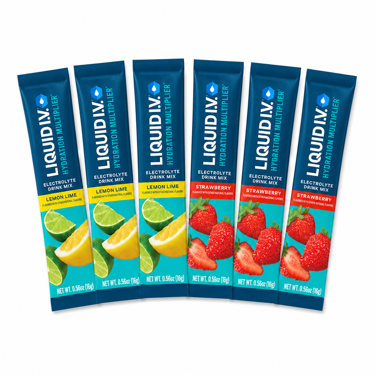 Liquid I.V. Hydration Multiplier set of 6 individual sticks
