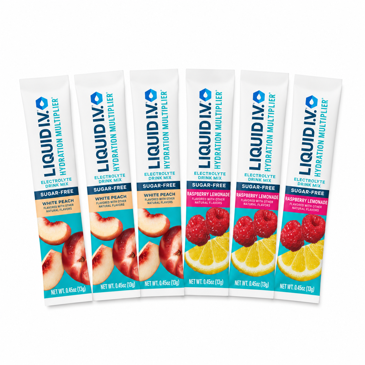 Liquid I.V. Sugar-Free Hydration Multiplier set of 6 individual sticks