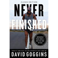 Never Finished by David Goggins English book cover