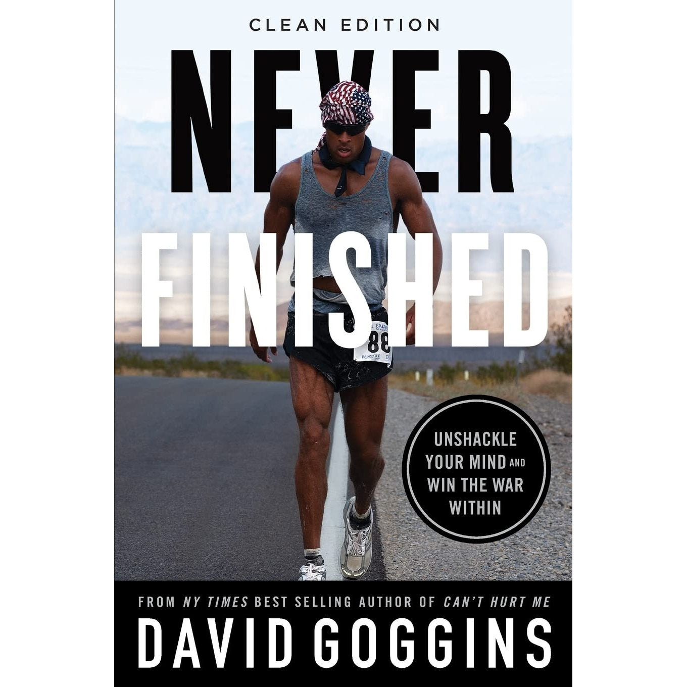 Never Finished by David Goggins English book cover