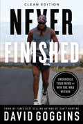 Never Finished by David Goggins English book cover