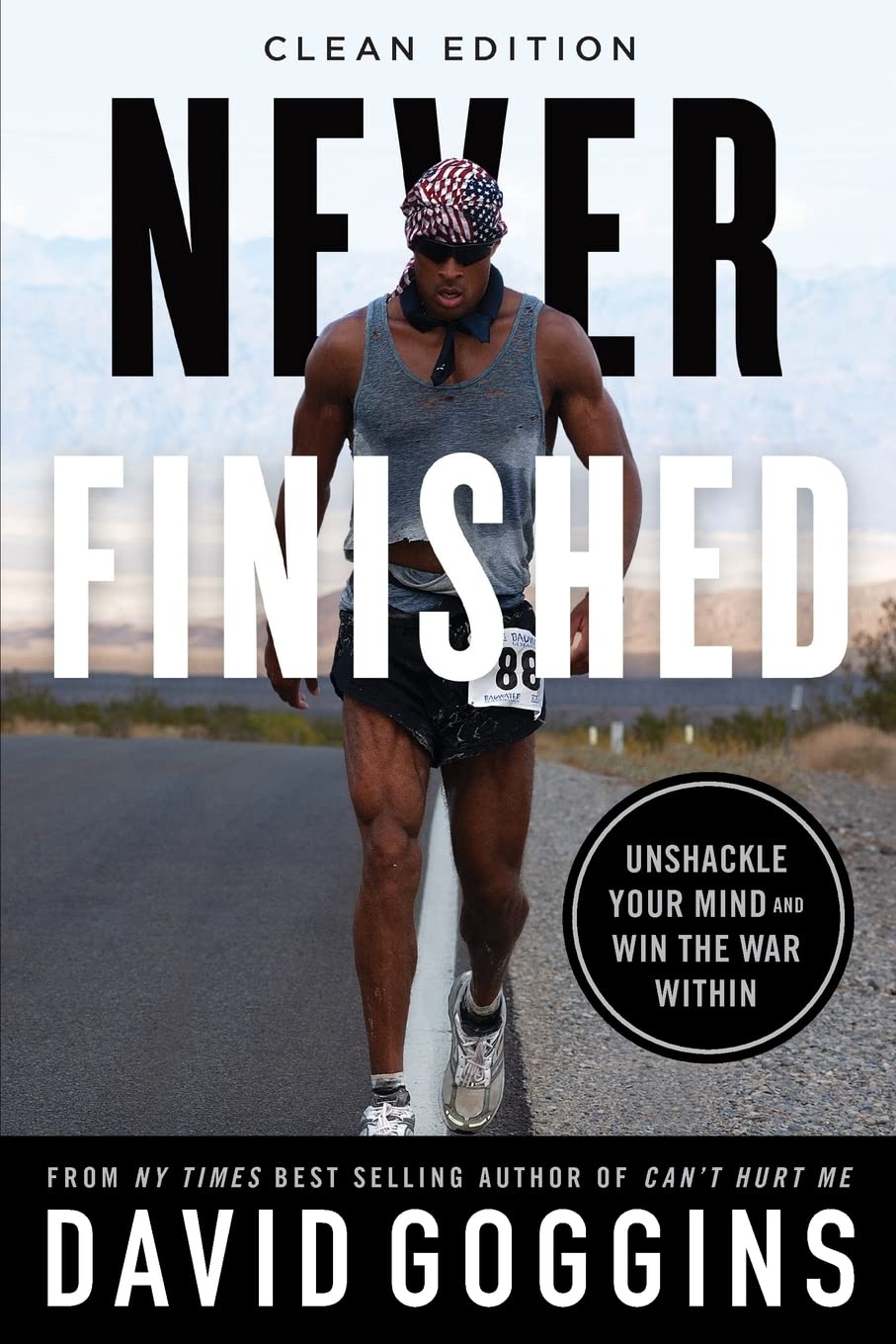 Never Finished by David Goggins English book cover