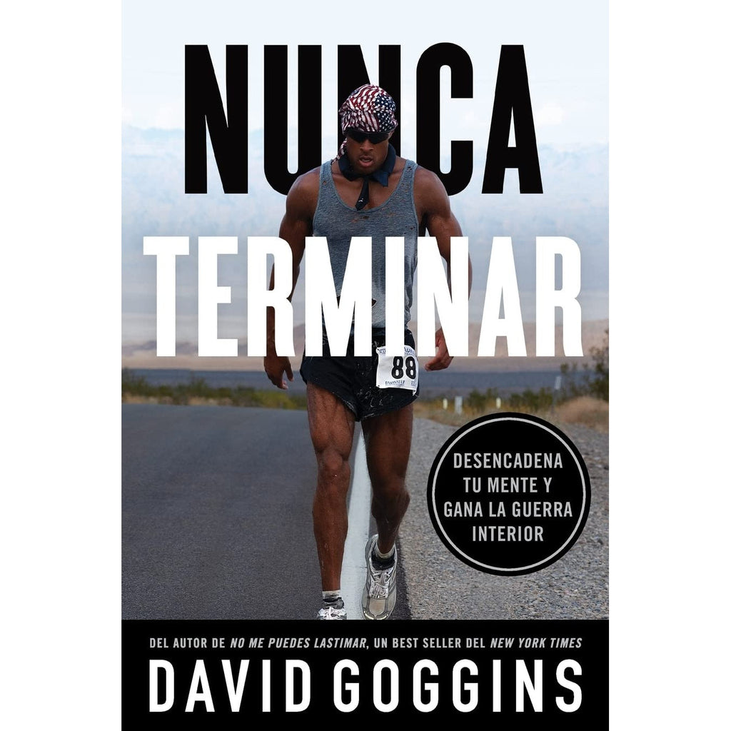 Nunca Terminar by David Goggins Spanish book cover