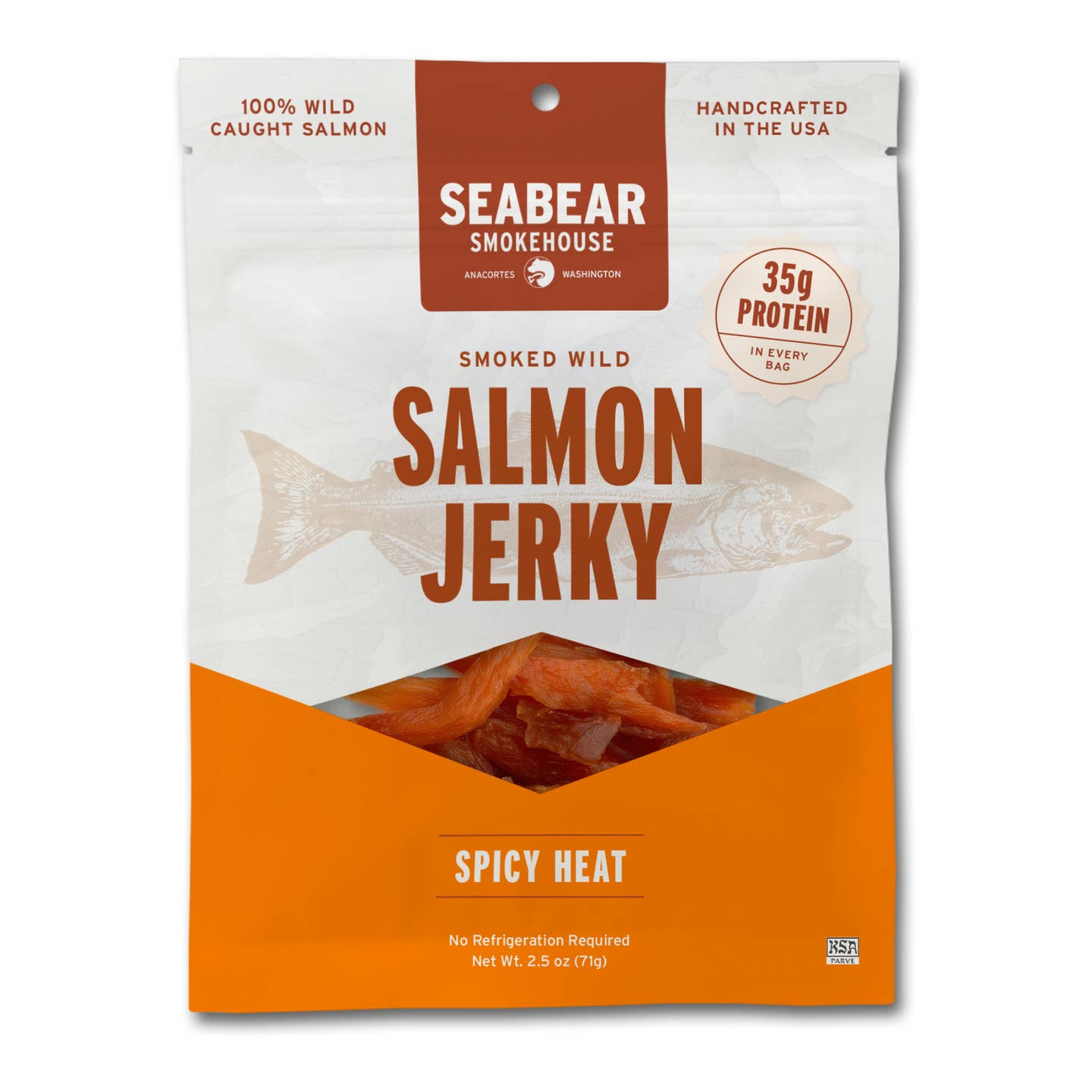 Spicy Heat Smoked King Salmon Jerky